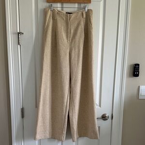 ASOS Hight Waist Wide-Linen Pants